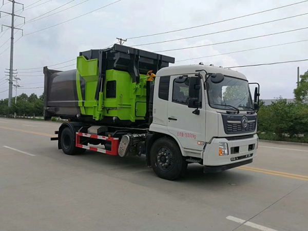 東風天錦14方鈎臂垃圾車