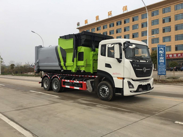 東風天龍後(hòu)雙橋16-18方鈎臂垃圾車