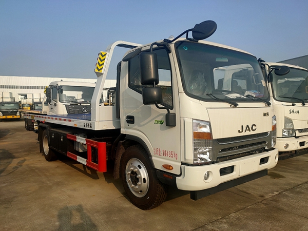 江淮帥鈴3-4噸一拖二平闆清障車