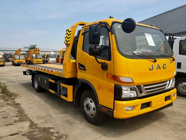 江淮駿鈴3-4噸一拖二平闆清障車