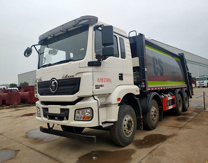 陝汽德龍前四後(hòu)八20方壓縮垃圾車