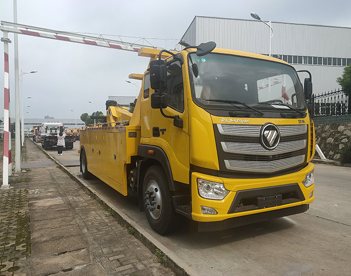 福田歐航13-14噸拖吊聯體清障車