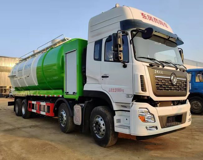 東風天龍前四後(hòu)八33方清洗吸污車